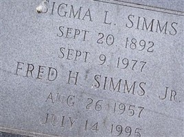 Fred H Simms, Jr Fred H Simms, Jr