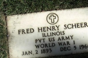 Fred` Henry Scheer Fred` Henry Scheer