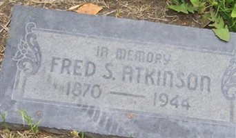 Fred S. Atkinson Fred S. Atkinson