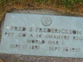 Fred S Frederickson