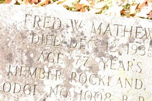 Fred W. Mathews Fred W. Mathews