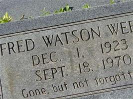 Fred Watson Weeks