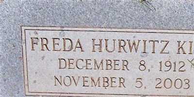 Freda Hurwitz Kins