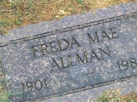 Freda Mae Day Allman Freda Mae Day Allman