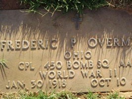 Frederic P. Overmyer Frederic P. Overmyer