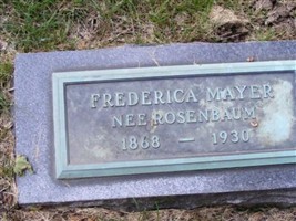 Frederica Rosenbaum Mayer Frederica Rosenbaum Mayer