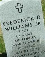 Frederick D Williams, Jr