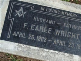 Frederick Earle Wright Frederick Earle Wright
