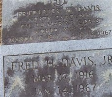 Frederick H. Davis, Jr Frederick H. Davis, Jr