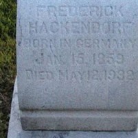 Frederick Hackendorf