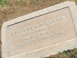 Frederick M. Goode Frederick M. Goode