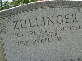 Frederick Mohler Zullinger