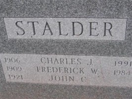 Frederick W Stalder Frederick W Stalder