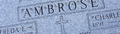 Fredrica A. "Freda" Wernsman Ambrose Fredrica A. "Freda" Wernsman Ambrose