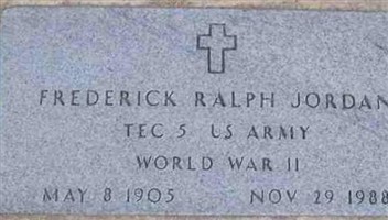 Fredrick Ralph Jordan