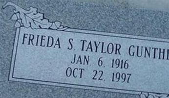 Freida S Taylor Gunther
