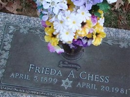 Frieda A. Chess Frieda A. Chess