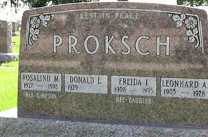 Frieda I Proksch Frieda I Proksch