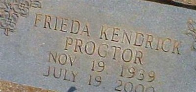 Frieda Kendrick Proctor Frieda Kendrick Proctor