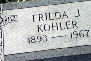 Friedrica Johanna "Frieda" Pinther Kohler Friedrica Johanna "Frieda" Pinther Kohler