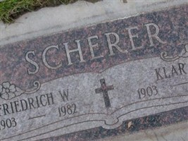 Friedrich W Scherer Friedrich W Scherer