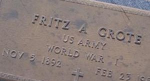 Fritz A. Grote Fritz A. Grote