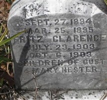 Fritz Clarence Nester Fritz Clarence Nester
