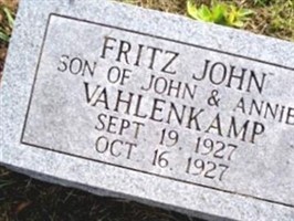 Fritz John Vahlenkamp Fritz John Vahlenkamp