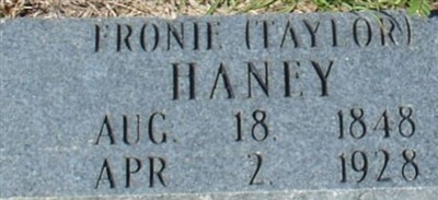 Fronie Taylor Haney