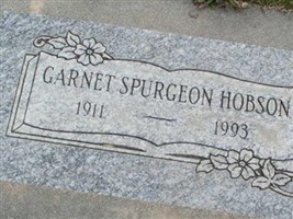 Garnet E Spurgeon Hobson