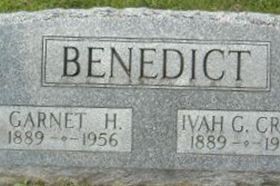 Garnet H Benedict