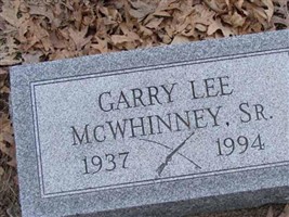 Garry Lee McWhinney, Sr Garry Lee McWhinney, Sr