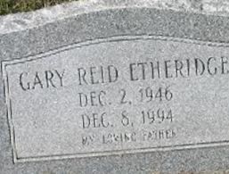 Gary Reid Etheridge Gary Reid Etheridge