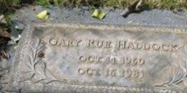 Gary Rue Haddock Gary Rue Haddock