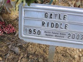 Gayle Riddle Gayle Riddle