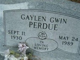 Gaylen Gwin Perdue Gaylen Gwin Perdue
