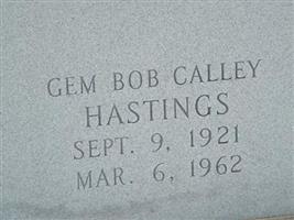 Gem Bob Calley Hastings