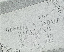 Genelle F. Isdale Backlund Genelle F. Isdale Backlund