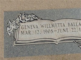 Geneva Willmetta Ballard