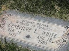 Genevieve E White Genevieve E White