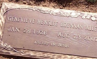 Genevieve Henslee Brennan Allen