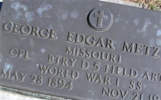 Geo. Edgar Metzker Geo. Edgar Metzker