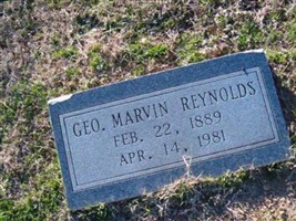 Geo. Marvin Reynolds Geo. Marvin Reynolds