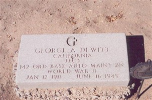 Corp George A. DeWitt