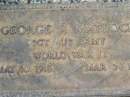 George A Matlock