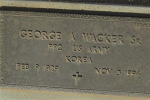 George A Wacker, Sr George A Wacker, Sr