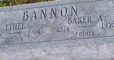 George Baker Ashley "Baker" Bannon