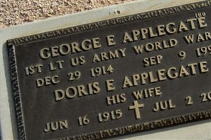 George E Applegate George E Applegate