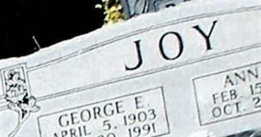 George E Joy George E Joy
