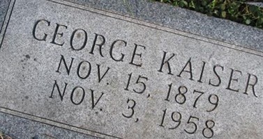 George E. Kaiser George E. Kaiser